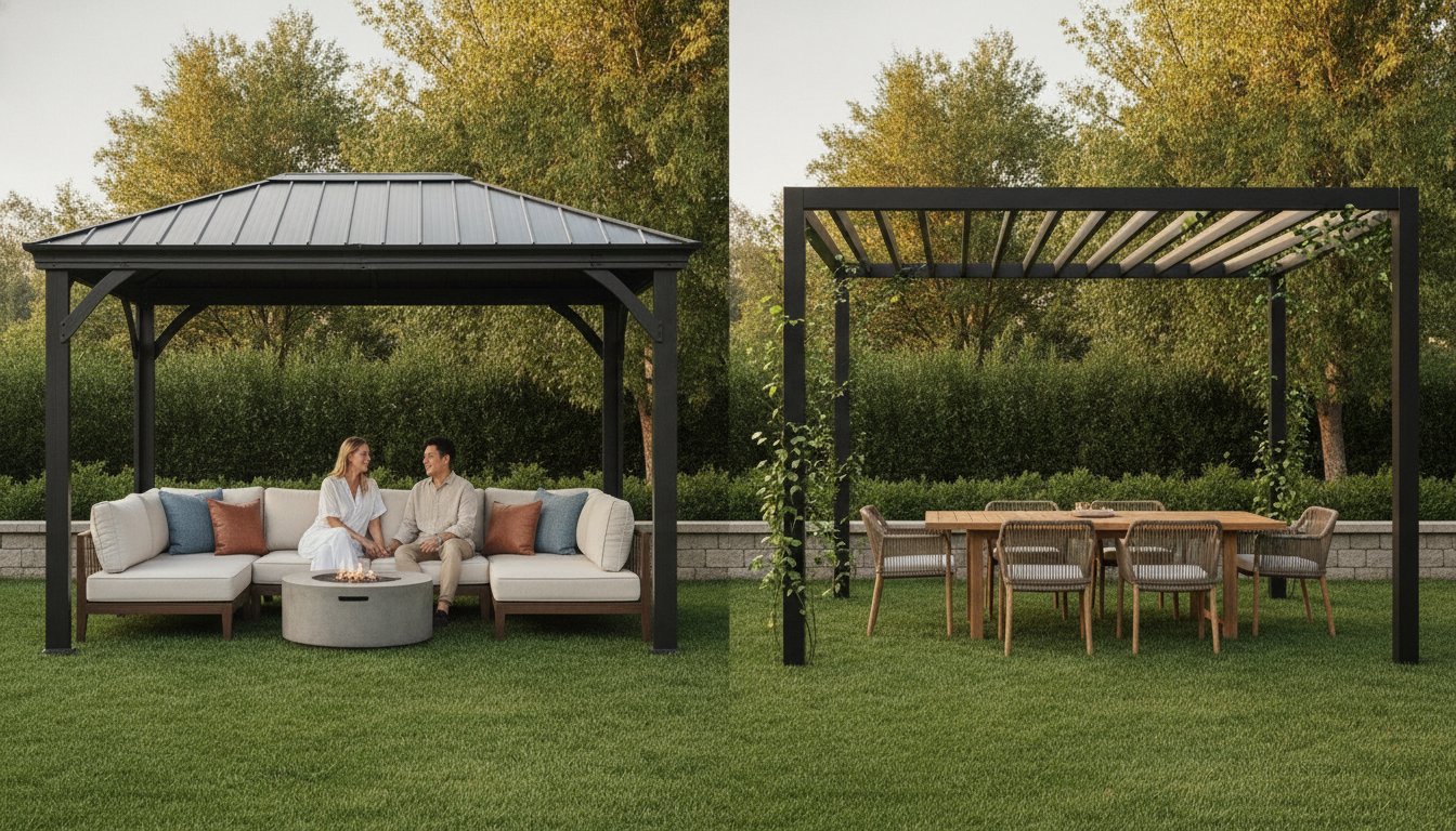 Gazebo Canopy vs. Pergola: The Ultimate 2026 Comparison for Your Backyard