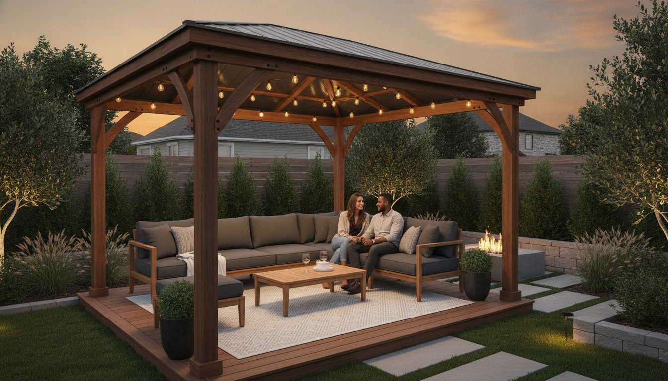 How to Choose and Arrange the Perfect Gazebo Furniture for Your Backyard