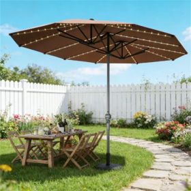 Outdoor Umbrella, Sunshade Umbrella, Terrace Umbrella, Tan