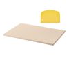 Pizza Stone, 20 x 14 x 0.67 in Rectangular Pizza Stone, Extra Large Baking-Stone with Scraper, 1450Fahrenheit Heat-Resistant Cordierite, for Oven, BBQ