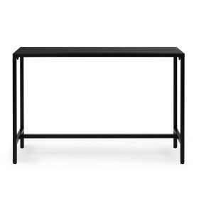 [Replace 15354251]55" Outdoor Bar Table with Adjustable Feet, Rectangle Narrow Counter Height Table