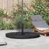 Umbrella Base Black HDPE Plastic Large Heavy Weight Endurance