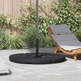Umbrella Base Black HDPE Plastic Large Heavy Weight Endurance