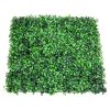 Artificial Boxwood Panel UV 24pcs Boxwood Hedge Wall Panels Artificial Grass Backdrop Wall 20" X 20" 4 cm Green Grass Wall Fake Hedge for Decor Priv