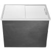 Drop in Ice Chest, 27"L x 18"W x 21"H Stainless Steel Ice Cooler, Commercial Ice Bin with Sliding Cover, 40.9 qt Outdoor Kitchen Ice Bar