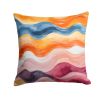 Lesbian Pride Throw Pillow Machine Washable, Indoor Outdoor Decorative Pillow for Couch, Bed or Patio, 14Hx14W