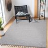 LOOM & LUXE Collection 6X9 White /Geometric Indoor/Outdoor Area Rug