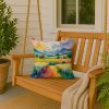 Gay Pride in Rural Spaces Throw Pillow Machine Washable, Indoor Outdoor Decorative Pillow for Couch, Bed or Patio, 18Hx18W