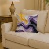Nonbinary Pride Throw Pillow Machine Washable, Indoor Outdoor Decorative Pillow for Couch, Bed or Patio, 14Hx14W