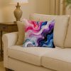 Genderfluid Pride Throw Pillow Machine Washable, Indoor Outdoor Decorative Pillow for Couch, Bed or Patio, 14Hx14W