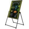 LED Message Writing Board, 32"x24" Illuminated Erasable Lighted Chalkboard, Neon Effect Menu Sign Board