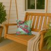 Pennsylvania Mountain Laurels in Watercolor Throw Pillow Machine Washable, Indoor Outdoor Decorative Pillow for Couch, Bed or Patio, 14Hx14W