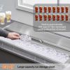 Drop in Ice Chest, 36"L x 18"W x 14"H Stainless Steel Ice Cooler, Commercial Ice Bin with Sliding Cover, 40.9 qt Outdoor Kitchen Ice Bar