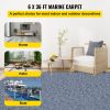 Gray Marine Carpet 6 ft x 36 ft, Boat Carpet Rugs