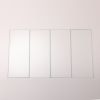 Glass Wind Guard Square Glass Windshield For Square Fire Table