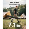Projector Screen with Stand, 80 Inch 160° Wide Angle Indoor Outdoor Projection Screen, 16:9 4K HD Wrinkleless Portable Tripod Screens with Carry Bag,
