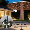Outdoor Umbrella, Sunshade Umbrella, Terrace Umbrella, Tan