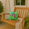 Vermont Red Clover in Watercolor Throw Pillow Machine Washable, Indoor Outdoor Decorative Pillow for Couch, Bed or Patio, 14Hx14W
