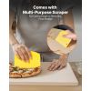 Pizza Stone, 20 x 14 x 0.67 in Rectangular Pizza Stone, Extra Large Baking-Stone with Scraper, 1450Fahrenheit Heat-Resistant Cordierite, for Oven, BBQ