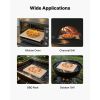 Pizza Stone, 20 x 14 x 0.67 in Rectangular Pizza Stone, Extra Large Baking-Stone with Scraper, 1450Fahrenheit Heat-Resistant Cordierite, for Oven, BBQ