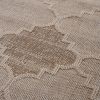 NAAR Guros Collection 6X9 Cream /Trellis Indoor/Outdoor Area Rug