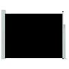 Side Awning Black Polyester fabric, Steel cover Medium