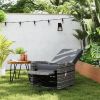 Outdoor Wicker Swivel Recliner Chair, Lifting Footrest, 360Â° Rotating Basic, Water-resistant Cushions, Gray