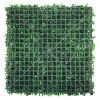 Artificial Boxwood Panel UV 24pcs Boxwood Hedge Wall Panels Artificial Grass Backdrop Wall 20" X 20" 4 cm Green Grass Wall Fake Hedge for Decor Priv