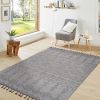 NAAR Guros Collection 6X9 White/White /Traditional Indoor/Outdoor Area Rug