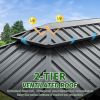 6x10FT Hardtop Grill Gazebo, Outdoor BBQ Gazebo with Double Galvanized Steel Roof