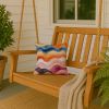 Lesbian Pride Throw Pillow Machine Washable, Indoor Outdoor Decorative Pillow for Couch, Bed or Patio, 14Hx14W