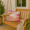 Lesbian and Limitless Pride Throw Pillow Machine Washable, Indoor Outdoor Decorative Pillow for Couch, Bed or Patio, 18Hx18W