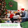 12PCS 20x20inch Artificial Boxwood Panels,Boxwood Hedge Wall Panels,Artificial Grass Backdrop Wall 1.6"