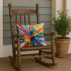 Gay Pride Joy as Resistance Throw Pillow Machine Washable, Indoor Outdoor Decorative Pillow for Couch, Bed or Patio, 18Hx18W