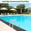 Commercial Drainage Mat Non Slip Drainage Floor Matting 3'x10' Heavy Duty Swimming Pool Mat for Restaurant Kitchen Bathroom Bar Garden Outdoor Wet Are
