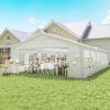 20' x 40' Large Outdoor Carport Canopy Party Tent with Removable Protective Sidewalls & Versatile Uses, White