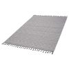 LOOM & LUXE Collection 6X9 White /Geometric Indoor/Outdoor Area Rug