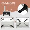 Outdoor Pizza Oven Wood Fired with 12 Stone Peel Waterproof Cover for Patio Cooking Black
