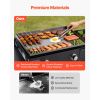 Gas Griddle, 2-Burner Flat Top Grill, 28 inch Grill Plate Foldable Propane Griddle with Wheels, 30000 BTU Outdoor Flat Top Grills for Pan-Frying, Gril