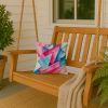 Trans and Proud Pride Throw Pillow Machine Washable, Indoor Outdoor Decorative Pillow for Couch, Bed or Patio, 14Hx14W
