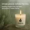Soy Healing Candle for Cleansing, Energy Renewal | Aromatherapy with Eucalyptus, Pine, Sage & Mint | 50 Hour Burn