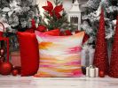 Lesbian and Limitless Pride Throw Pillow Machine Washable, Indoor Outdoor Decorative Pillow for Couch, Bed or Patio, 14Hx14W