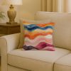 Lesbian Pride Throw Pillow Machine Washable, Indoor Outdoor Decorative Pillow for Couch, Bed or Patio, 18Hx18W