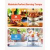 Chafing Dish Buffet Set, 5 Qt 4 Pack, Stainless Steel Chafer with 4 Full Size Pan
