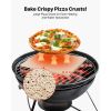 Pizza Stone, 16 x 14 x 0.6 Inch Rectangular Cordierite Pizza Stone, Large Baking-Stone with Scraper, 1450Fahrenheit Heat-Resistant Cordierite Cooking