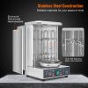 Shawarma Grill Machine, 13lbs Capacity, Chicken Shawarma Cooker Machine with 2 Burners