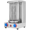 Shawarma Grill Machine, 13 lbs Capacity, Chicken Shawarma Cooker Machine with 2 Burners, Gas Vertical Broiler Gyro Rotisserie Oven Doner Kebab Machine