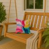 Pansexual Pride Throw Pillow Machine Washable, Indoor Outdoor Decorative Pillow for Couch, Bed or Patio, 14Hx14W