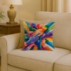 Together, Stronger Pride Throw Pillow Machine Washable, Indoor Outdoor Decorative Pillow for Couch, Bed or Patio, 18Hx18W