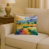 Gay Pride in Rural Spaces Throw Pillow Machine Washable, Indoor Outdoor Decorative Pillow for Couch, Bed or Patio, 18Hx18W